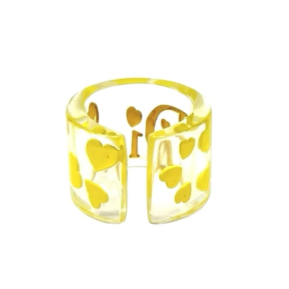 Dior Heart Pattern Ring